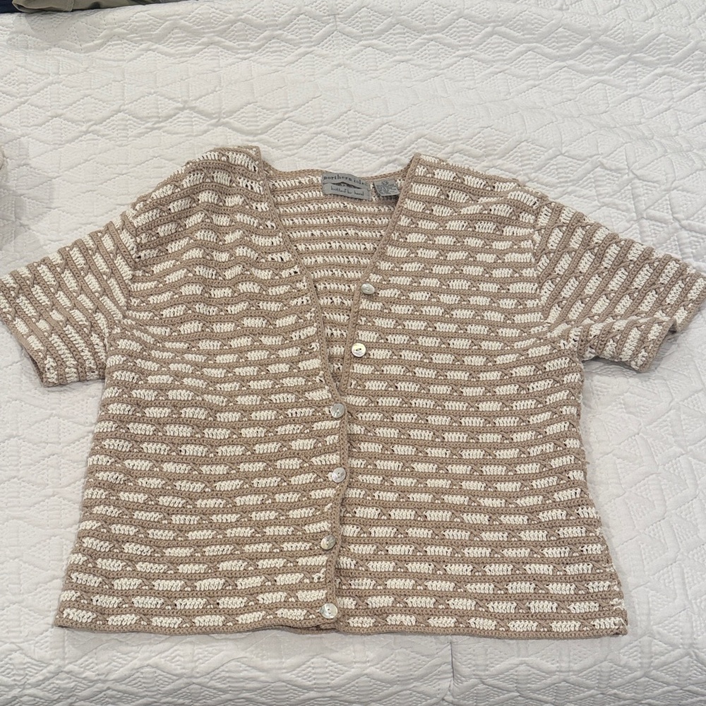 Beige Knit top